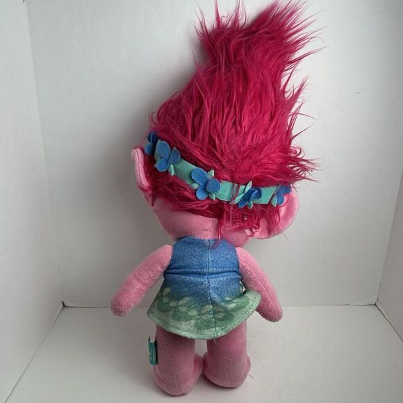 Poppy Pink Troll Plush 22" Dreamworks Trolls Movie Doll Stuffed Toy - Picture 2 of 4